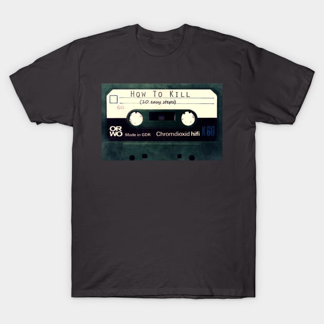 Audio cassette guide T-Shirt by MiNuRa